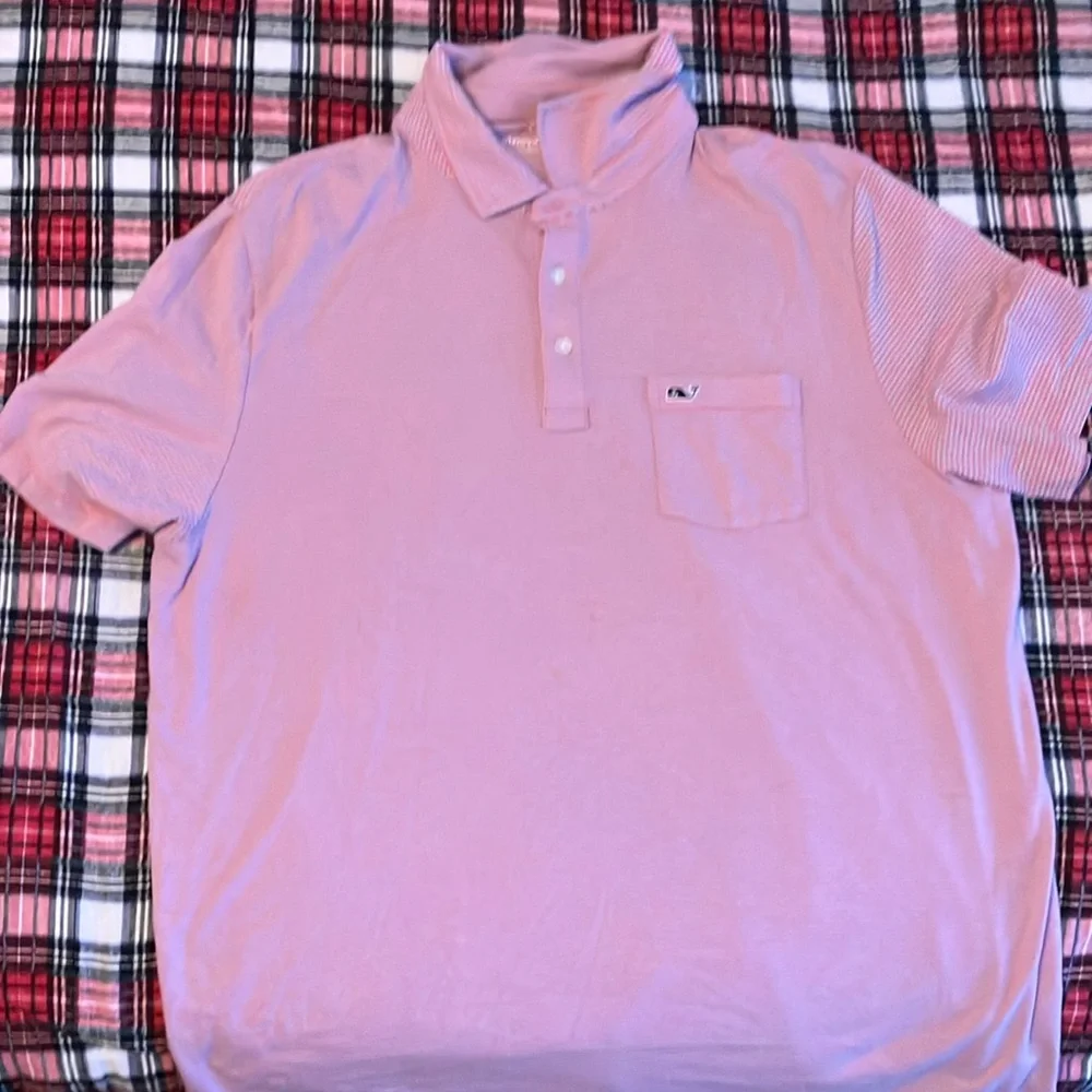 Vineyard Vines Pink Polo Shirt Classic Style - Picture 1 of 3